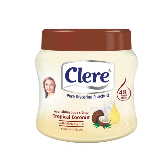 Clere Tropical Coconut Cream 500ml