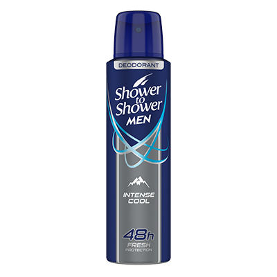 Shower to shower Deodorant Intense Cool Spray